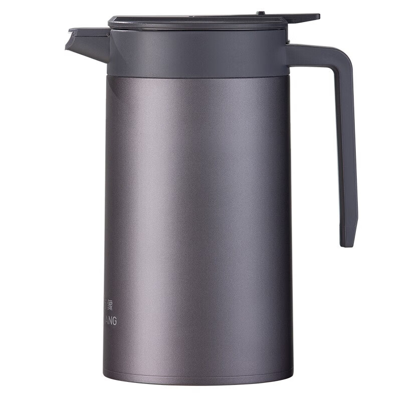 万象（WANXIANG）保温咖啡壶一推开盖真空保温2.0L办公水壶T28S  (单位：个) 水泥灰