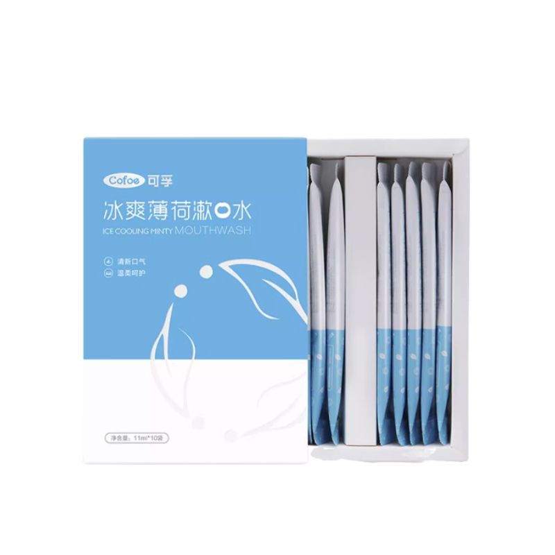 可孚冰爽薄荷漱口水	11ml*10袋 水蓝色
