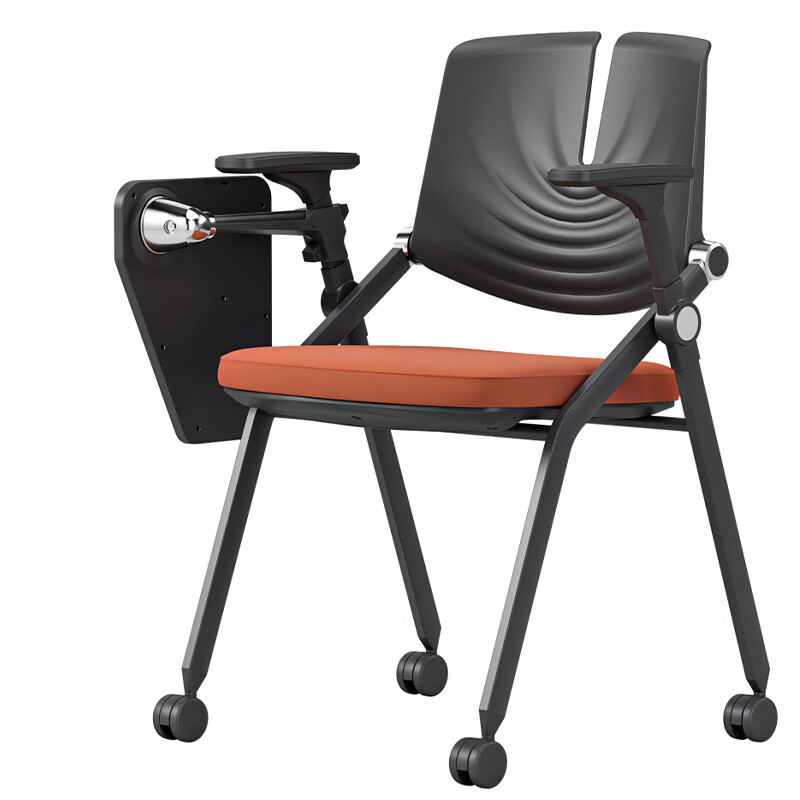 荣美盛培训椅可折叠带轮带写字板 单位：张 608*553*840mm