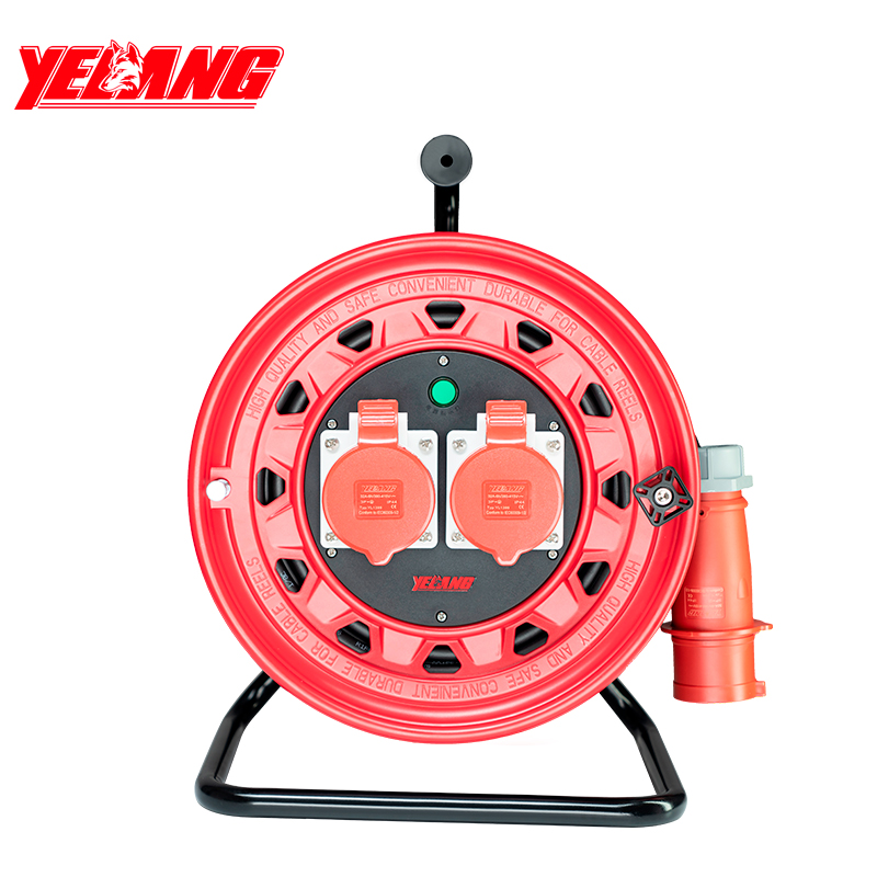 野狼/YLB33091730/YZW 3*4+1*2.5*30米400V32A工业插座电缆盘/只 红色
