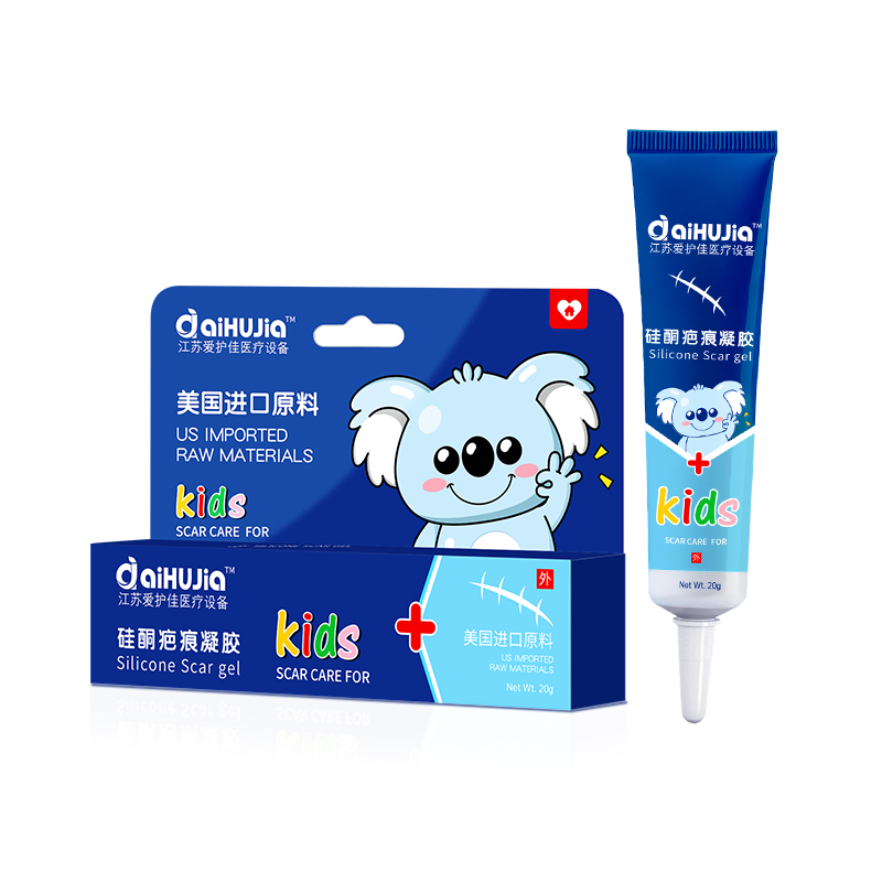爱护佳（aiHuJia）考拉款祛疤膏 硅酮凝胶祛疤膏儿童款医用透明质凝胶 20g/盒  