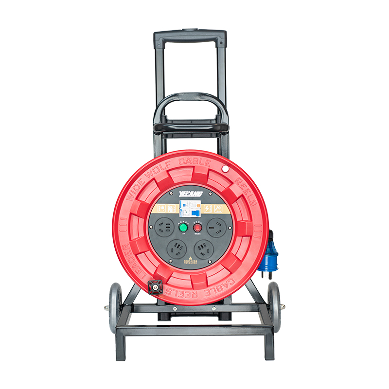 野狼YELANG/YLC33011050/YZW 3*2.5*50米250V16A国标电缆盘 /只 红色