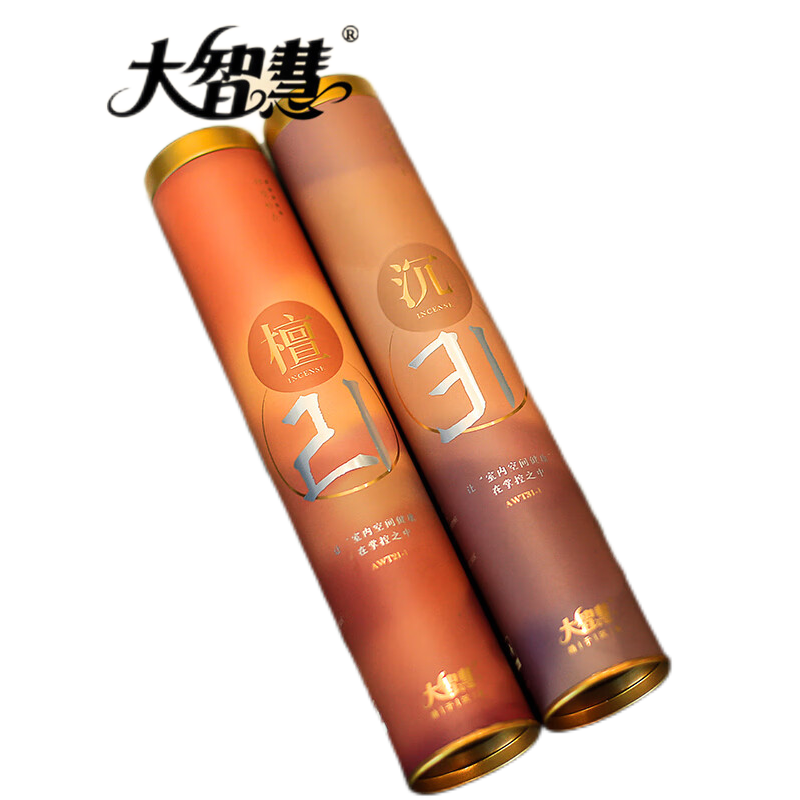 大智慧天然香薰室内卧香21号印度老山香+31号古早味沉香  300g+300g共2盒  