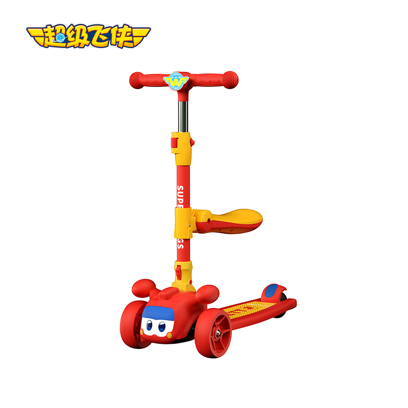 超级飞侠儿童骑滑两用滑板车MP-SW2205（单位：台） 红色