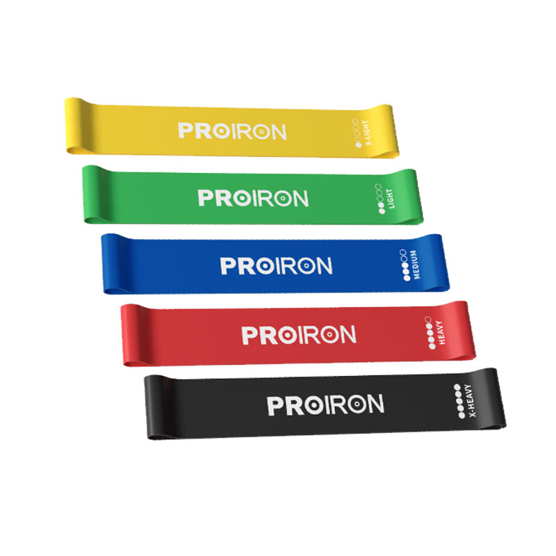 PROIRON普力艾 瑜伽练臀弹力带拉力带弹力圈腿部阻力带 10-50磅十件套  
