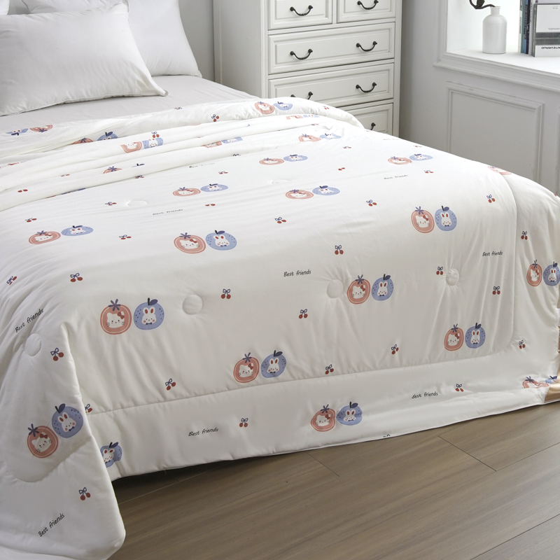 紫韵物语柔肤针织被200*230CM（单位：床） 白色 200*230