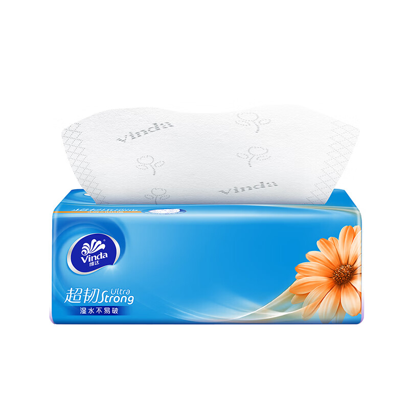 维达超韧抽纸3层100抽2包（单位：包）  