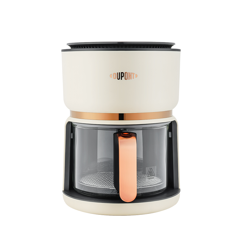 杜邦家用多功能 智能触控玻璃内胆 可视 低脂无油空气炸锅3L PKZ-KY1230单位：台 象牙色