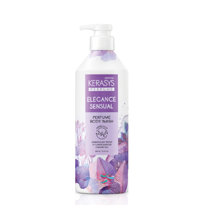 爱敬科娜洗丝（AEKYUNG KeraSys）香氛沐浴露500g（单位：瓶） 紫色