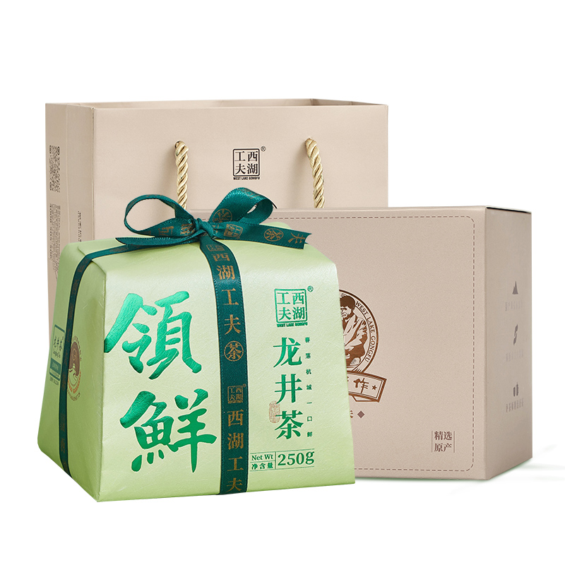 西湖工夫杭州头采明前龙井特级茶叶250g*1 单位：盒  