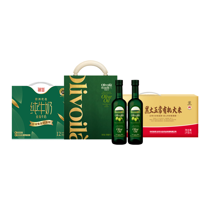 欧丽薇兰/裕道府/德亚 粮油乳品组合 3L+5kg（单位：套） 绿茶