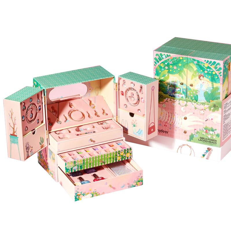 弥鹿mideer女孩能量饰品系列-公主的百宝箱MD3348(单位：盒) 单色