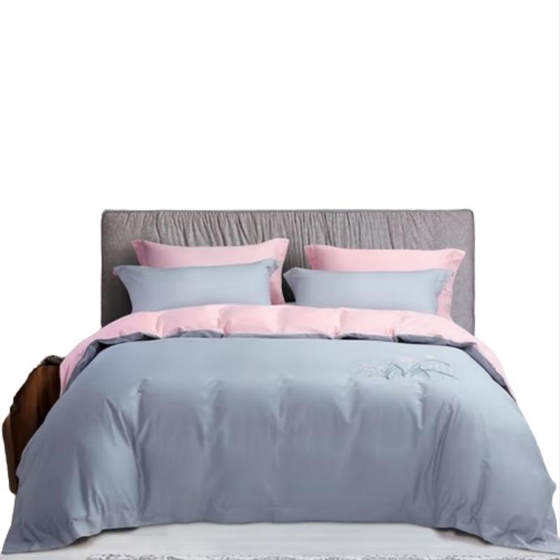 富安娜 纯棉四件套 浣芷兰香 203*229cm 蓝色（单位：套）