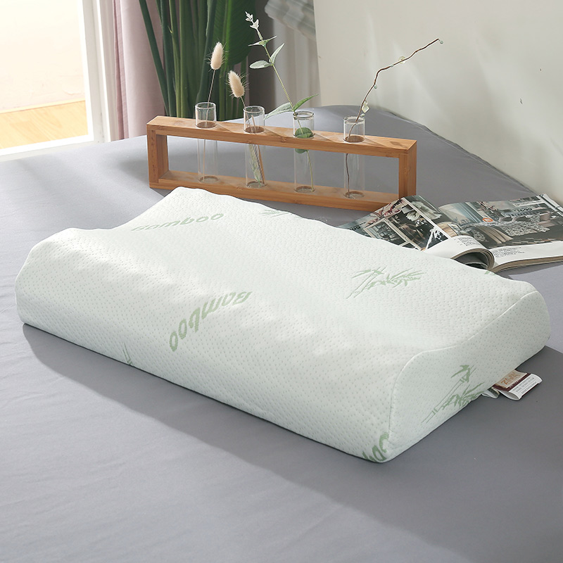 紫韵竹纤维乳胶枕 35*55CM（单位：个）-白色 钢琴白