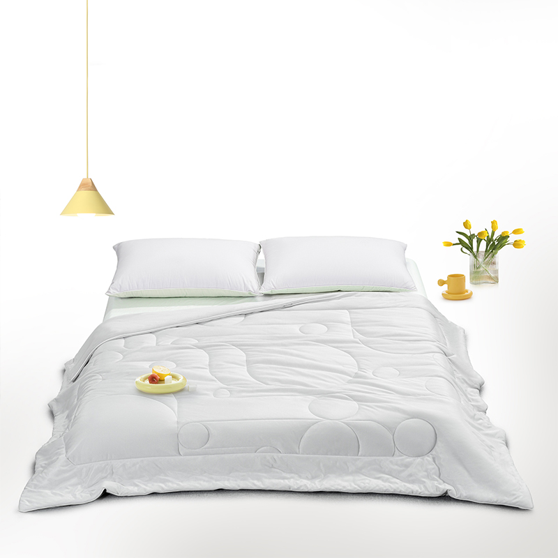 水星家纺 凉感抗菌针织夏被(暮云灰)ZK 150cm&times;200cm/127530 （单位：条） 灰色