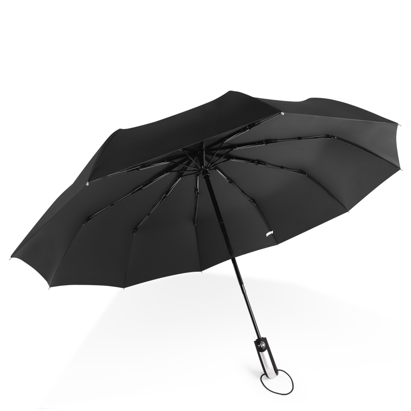 佐仕帝 ZSD-S077 悦途三折晴雨伞60cm*10K（单位：把） 黑色