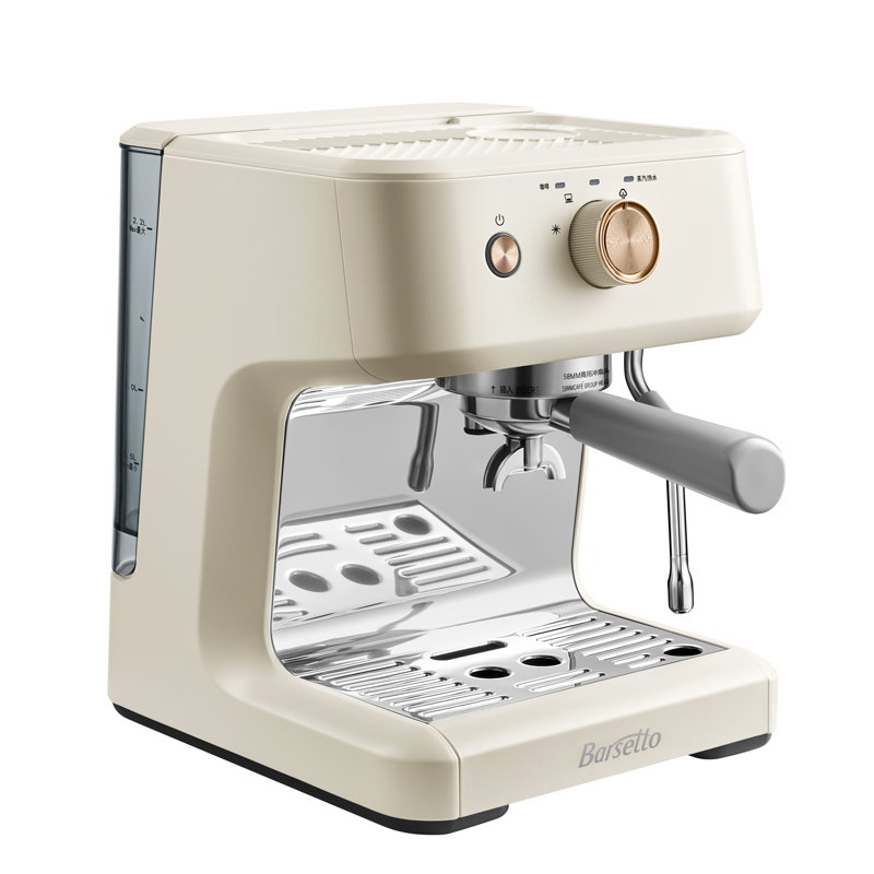百胜图（Barsetto)半自动分体咖啡机机BAE-M2C（单位：台） 米白色