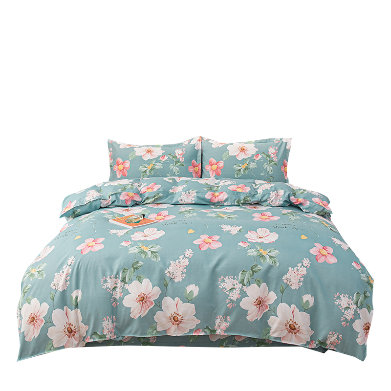 伊兰植物羊绒四件套（樱花）（单位：套）YL-T2451  