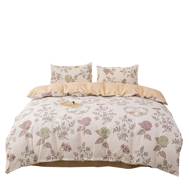 伊兰植物羊绒四件套（田园）（单位：套）YL-T2452  