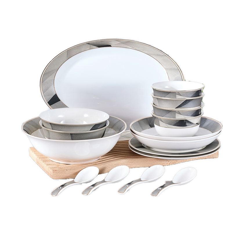 康宁餐具-素颜系列16件套 白色 16