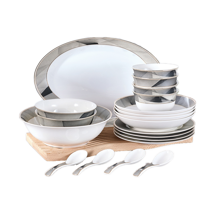 康宁餐具-素颜系列20件套 白色 20