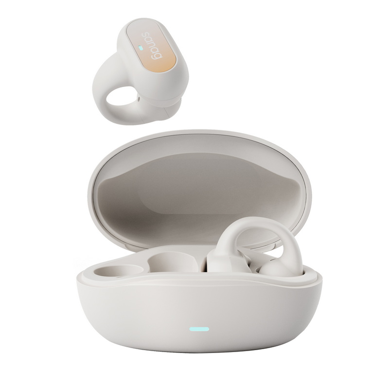 sanag塞那蓝牙耳机骨传导不入耳无线挂耳传感耳夹式运动新款Z51S单位：个 白色