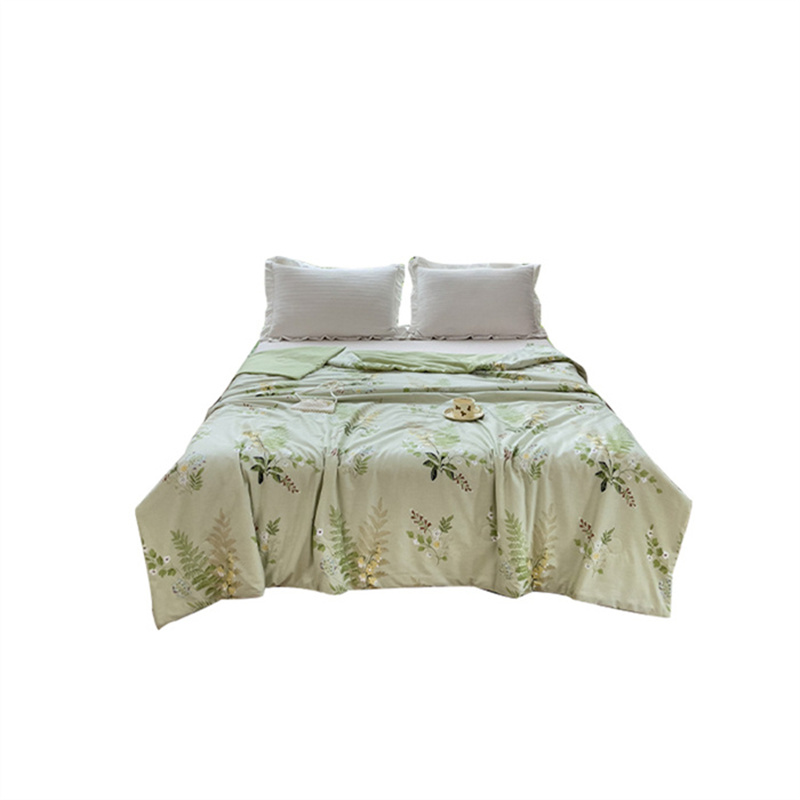 伊伊爱纯棉印花夏被150*200cm  BZ0JD02301116（条） 林夕绿