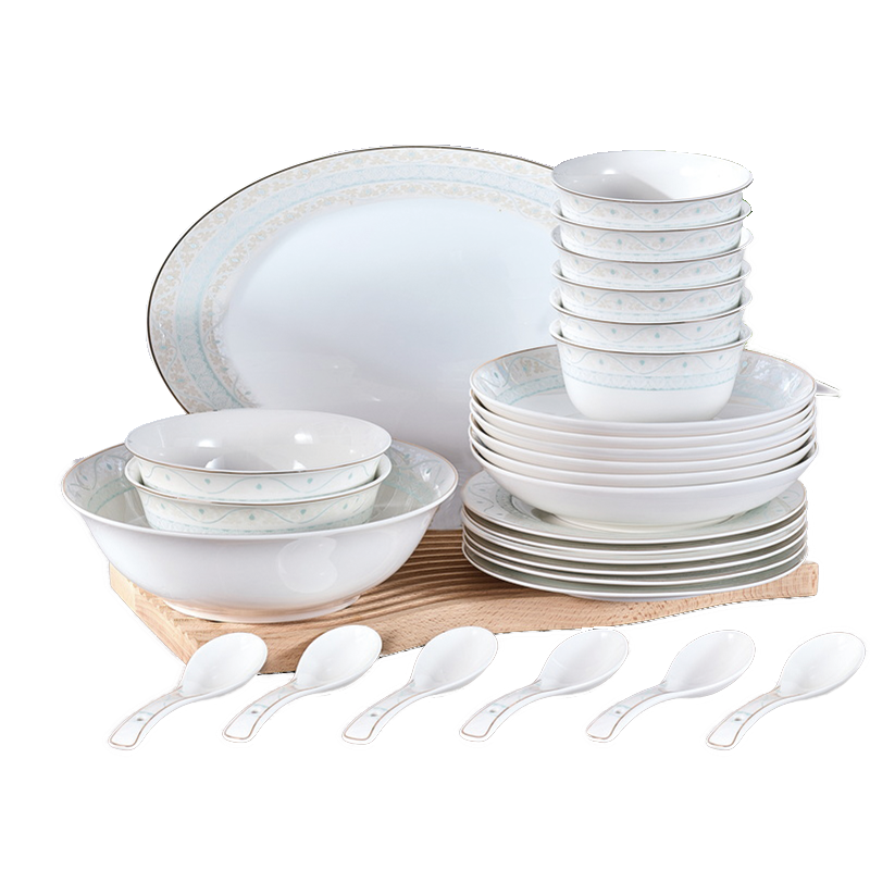 康宁餐具-波斯风情系列28件套 白色 28