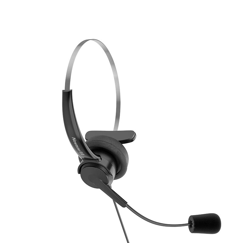 纽曼NM-HW500 通用型话务耳机黑色（单位：个） 曜石黑