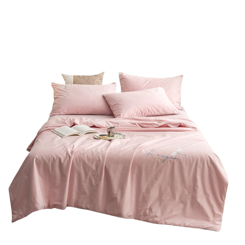 伊伊爱蜻蜓全棉大豆抗菌防螨夏被150*200cm  BZ0TDC2100738（条） 蜻蜓玉