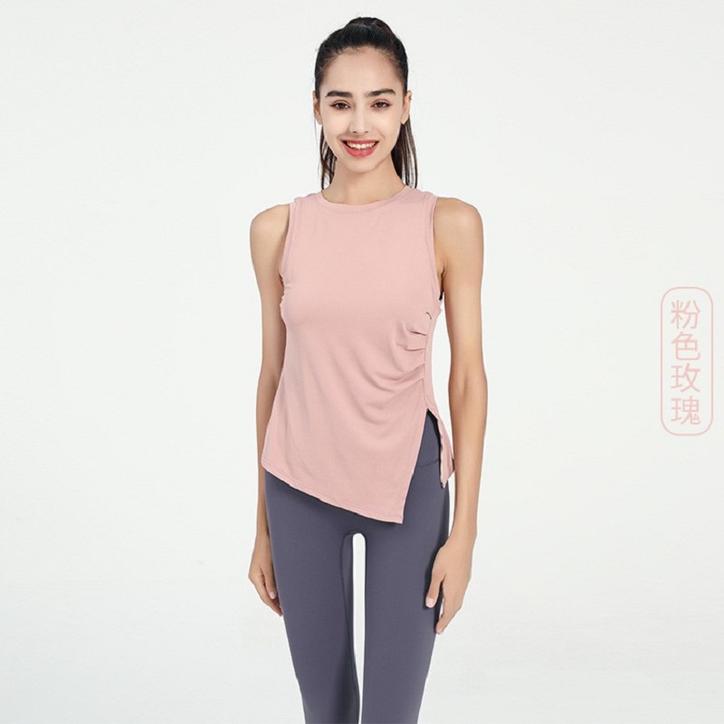 唯卡洛vincrox 运动上衣女宽松显瘦运动马拉松羽毛球跳操塑性网球跑步瑜伽骑行24025单位：件 粉色玫瑰M