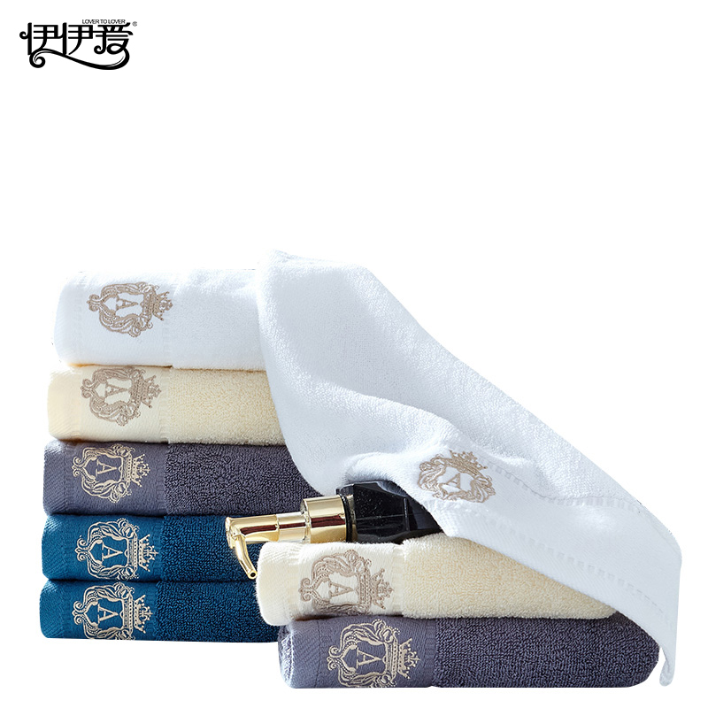 伊伊爱奥斯丁毛浴巾三件套礼盒装  MYJ-9LH-005（盒） 混色