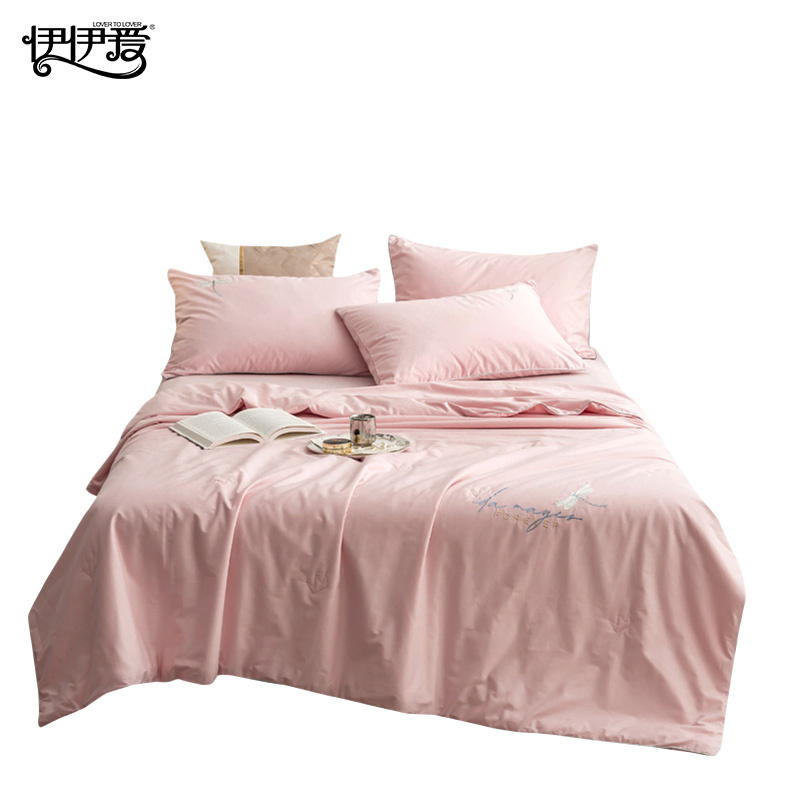 伊伊爱蜻蜓全棉大豆抗菌防螨夏被200*230cm  BZ0TDC2100739（条） 蜻蜓玉