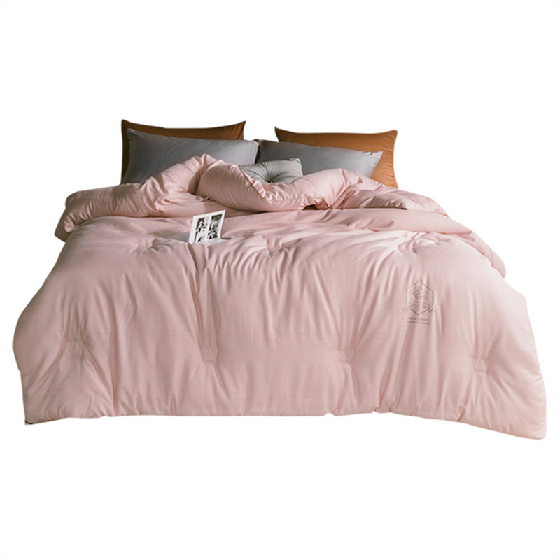 伊伊爱提花大豆春秋被150*200cm总重3斤  BZ0LFS2201113（条） 粉色