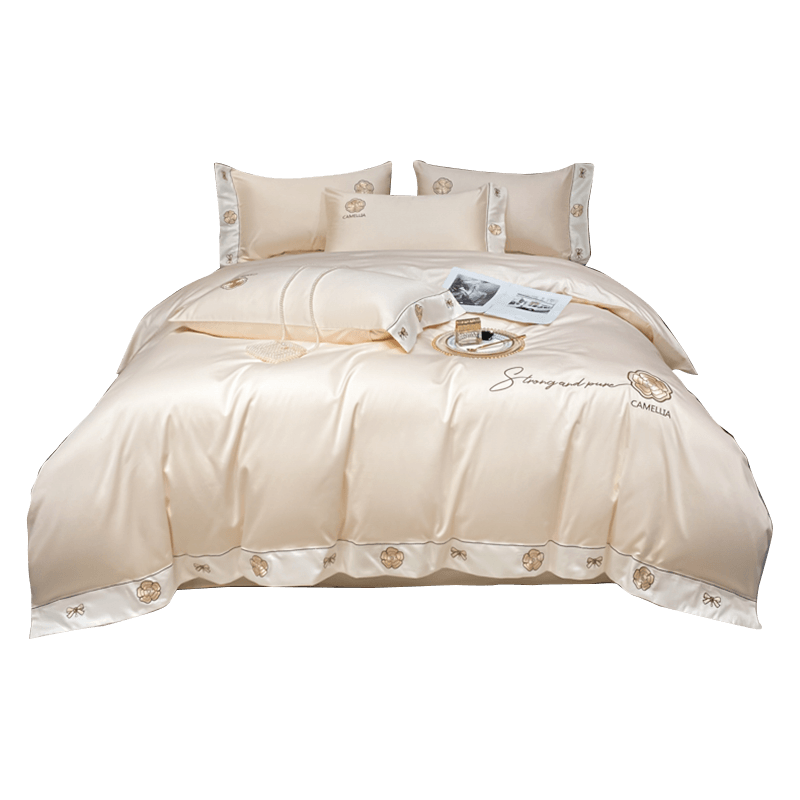 伊伊爱蒂雅娜100S（50S*2)绣花纯棉四件套 200*230cm TJ0KL0240118（套） 玲珑玉