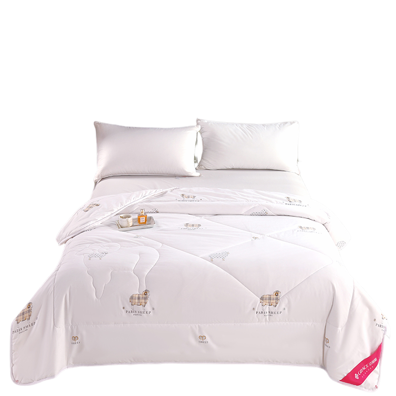 洁丽雅澳洲纯羊毛被200*230CM（单位：床） 白色 200*230