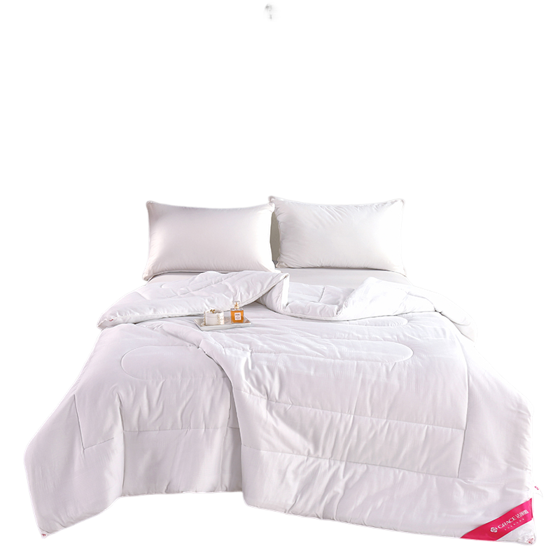 洁丽雅全棉提花新柔被200*230CM（单位：床） 白色 200*230