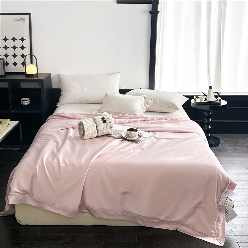 洁丽雅锦瑟桑蚕丝被200*230CM（单位：床） 茱萸粉 200*230