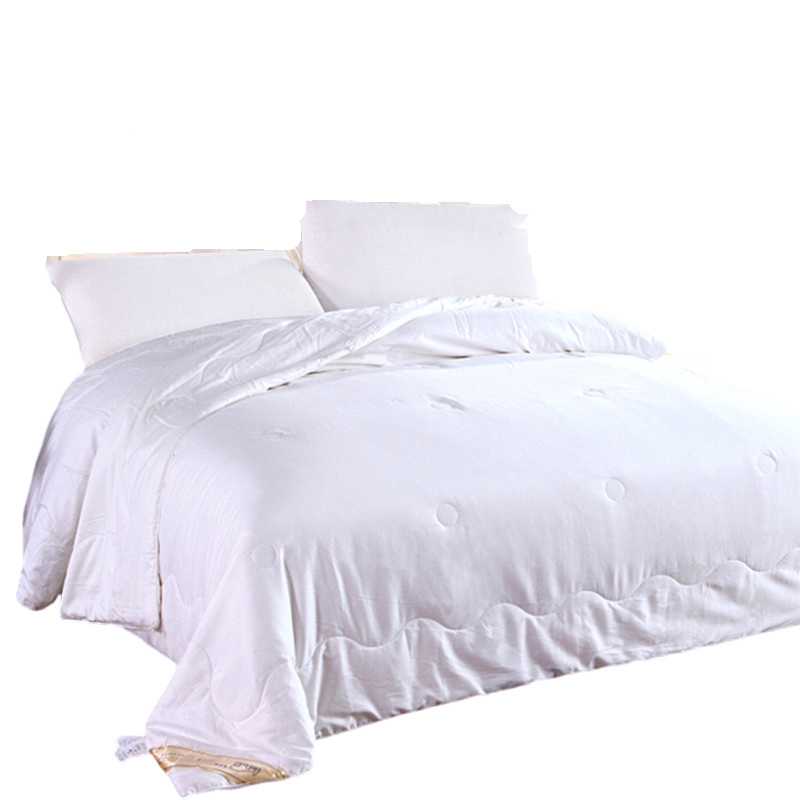 伊伊爱蚕丝春秋被毛重4斤白色200*230cm  BZ-9CSB100-01（条） 白色