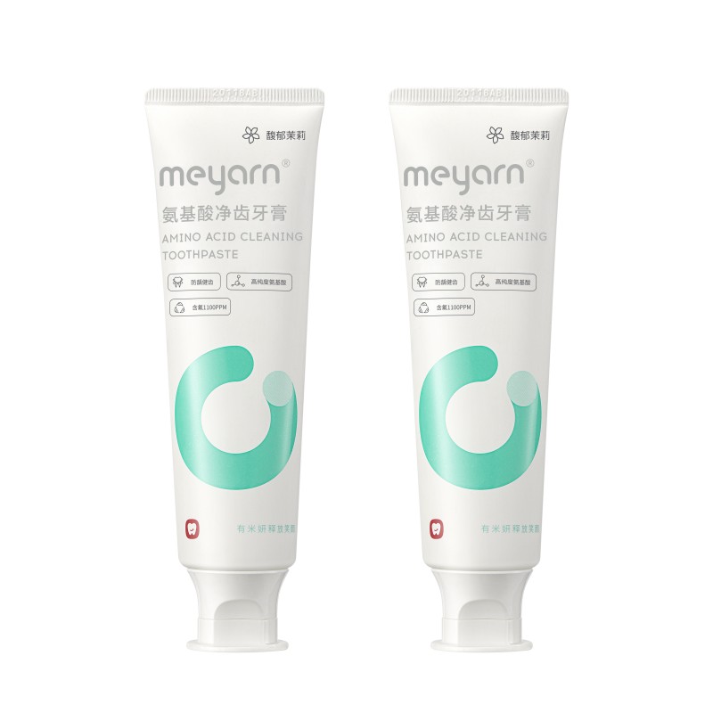 米妍（meyarn）健齿防龋牙膏110g/支*2馥郁茉莉（单位：支） 白色