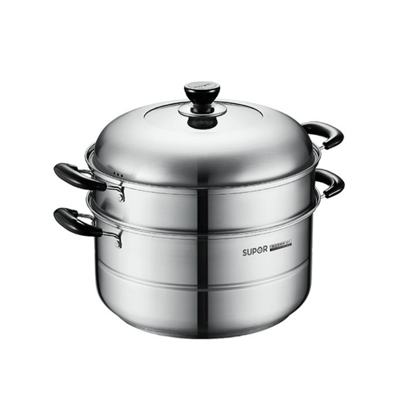 苏泊尔（SUPOR） 蒸锅304不锈钢家用 SZ30B5 30CM 不锈钢色（单位：个）