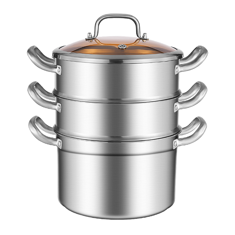 康巴赫新欧式304蒸锅28cm KGX-Z28O（单位：套）12043032 28蒸锅