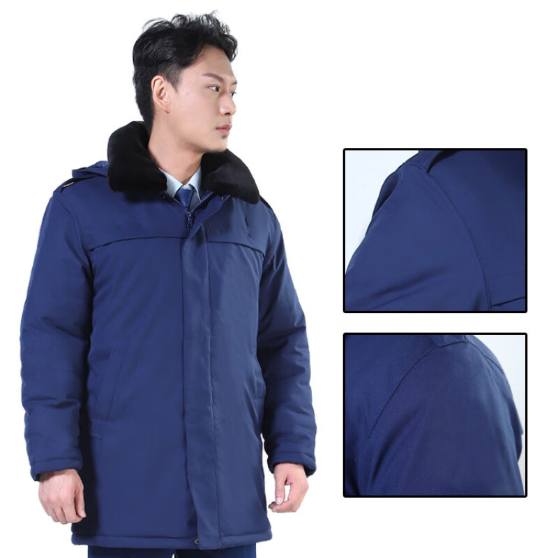 百舸  作训大衣加厚内胆保暖防寒棉袄 蓝色185 BG-ST-2687（单位：件） 蓝色