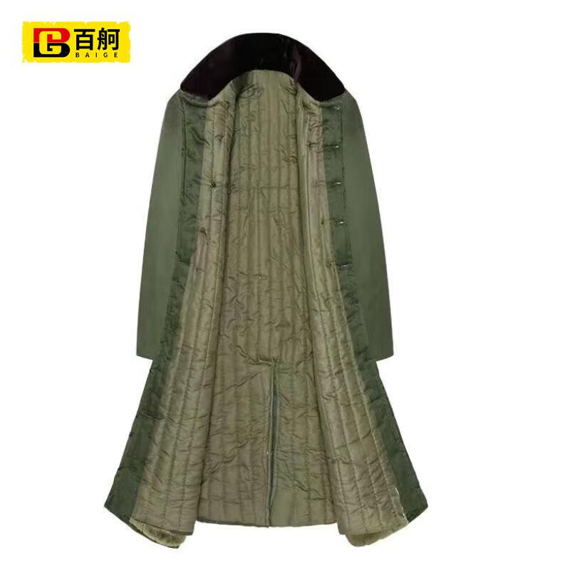 百舸 防寒服棉大衣军绿大衣冬季加厚 标准款 绿色（单位：件） 绿色