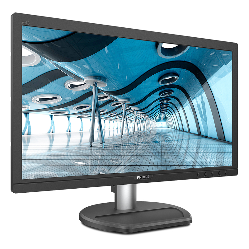 飞利浦（PHILIPS） 19.5英寸 商用高清显示器 TUV低蓝光护眼不闪屏 VGA+HDMI 支 黑色