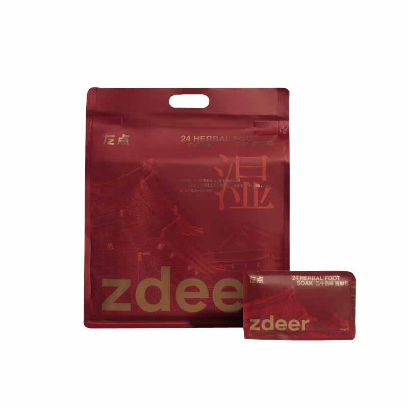 左点24味泡脚包 ZD-PJB24-G（单位：包） 红色