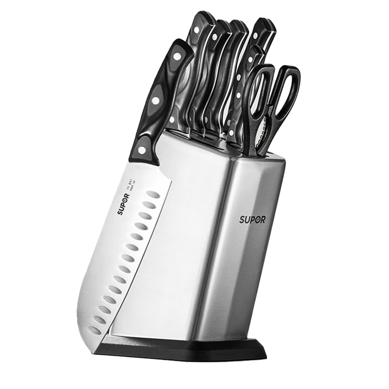 苏泊尔（SUPOR）刀具&middot;锋刃系列七件套/TK1505E（套） 不锈钢色