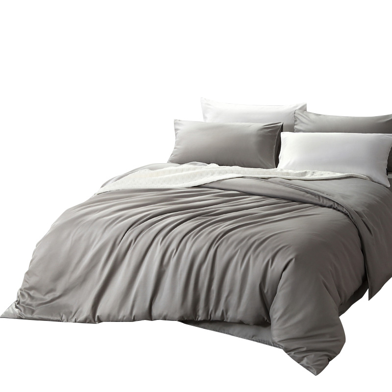 富安娜 床单四件套 贾斯汀&middot;灰 203*229cm 灰色（单位：套）