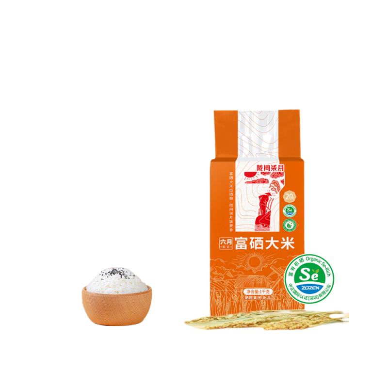 陇间柒月六月富硒大米1kg（单位：袋） 1kg
