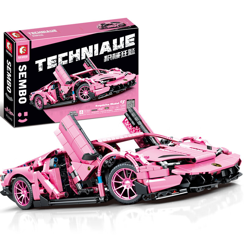 森宝积木积械狂飙粉色百年牛701949(单位：盒) 粉色